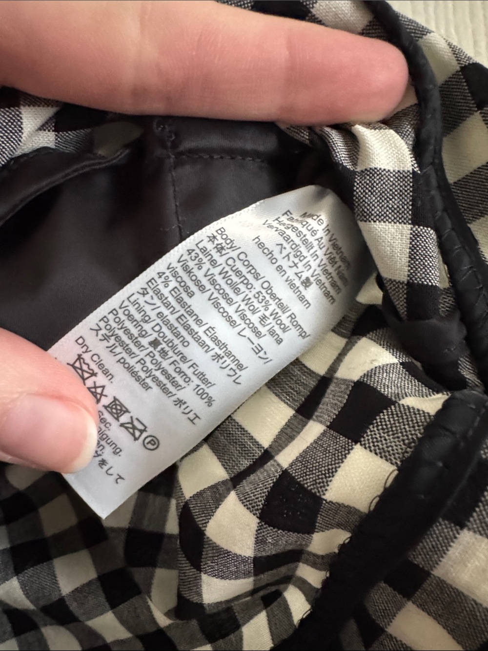 Madewell Gingham Mini Skort - Picture 8 of 9